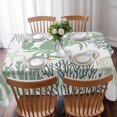 thumbnail image 3 of Sage Green Crab Coastal Table Cloth Waterproof Tablecloths, Summer Coral Nautical Tablecloth Dining Table Cover for Kitchen Party Tabletop Outdoor, Rectangle Tablecloth 60x84 Inch, 3 of 9