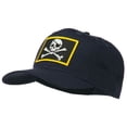 thumbnail image 2 of Jolly Roger Skull Military Patched Cap - Navy OSFM, 2 of 5