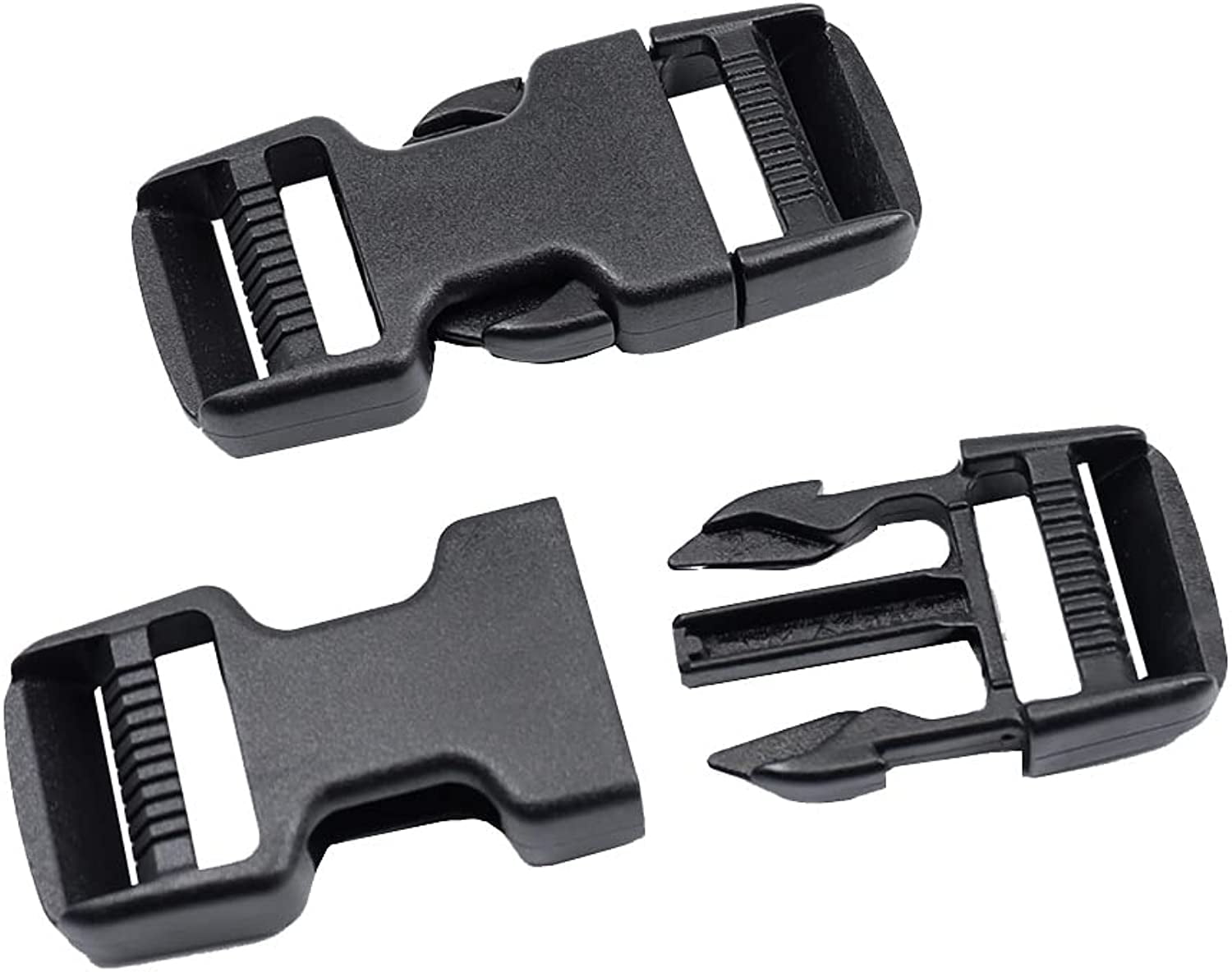 Quick Side Release Buckles 1 Inch,Super Heavy Duty Dual Adjustable