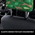 thumbnail image 4 of Kdxio Leopard Print Pattern Print 2 Piece Car Head Rest Covers Set Auto Front/Rear Seats Headrest Cover Universal Fit Most Cars,Sedan, SUV, 4 of 9