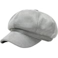 thumbnail image 6 of CoCopeaunts Octagonal Newsboy Cap for Women Autumn Winter Korean Fashion Beret Warm Painter Cap Retro British Style Unisex, 6 of 7