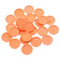 thumbnail image 4 of Contadores de fichas de Moneda de juego Zulema 24 Piezas Naranja, 4 of 8