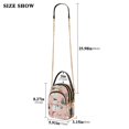 thumbnail image 2 of FORMRS Crossbody Bag for Women Quilted Travel Shoulder Cell Phone Purse with Chain Strap Handbag, Christmas Snowman, 2 of 7