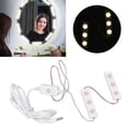 thumbnail image 4 of Tira De Luces LED Para Espejo, Brillo Ajustable, Luces Para Espejo De Maquillaje, Iluminación Perfecta, Conector USB Para Baño, 4 of 7