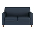 thumbnail image 5 of Flash Furniture Navy LeatherSoft Loveseat, 5 of 9
