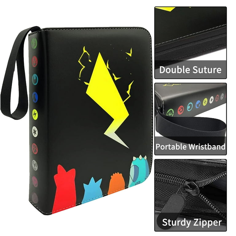 pokemon card book holder target Amazon.com: FunGuys Trading Card Binder for Cards, 9 Pocket, 504 Side  Loading Sports Card Binder, Card Collection Binder for Yugioh, MTG, TCG, Card  Book Holder for Trading Cards : Toys & Games