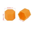 thumbnail image 3 of 20pcs 17mm Universal Orange Silicone Car Wheel Nut Lug Hub Screw Rim Bolt Covers Dust Protection Caps, 3 of 5