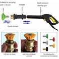 thumbnail image 5 of Vett 2025 Suitable Pressure Washer Adapter, Pressure Washer Gun Adapter with 1/4" Quick Connect and 5pcs Nozzle, 5 of 5