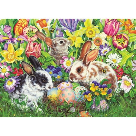 Easter Jigsaw Puzzles - Cobble Hill Easter Bunnies Jigsaw Puzzle