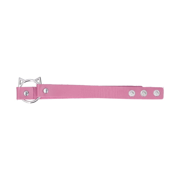 Gargantilla de cuero de PU Gargantilla de cuero punk Especial de moda Ajustable para mujeres para fiesta para festival para niñas para cumpleaños para concierto ANGGREK Otros