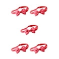 thumbnail image 3 of Collar de Perro Pajarita Ajustable Billuyoard Celosía Roja 5Conjunto, 3 of 6