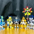 thumbnail image 3 of Bandai Gashapon figura de Anime serie Medabots figura de acción conjunta súper movible modelo ensamblado juguete niños juguetes de cumpleaños regalos, 3 of 5