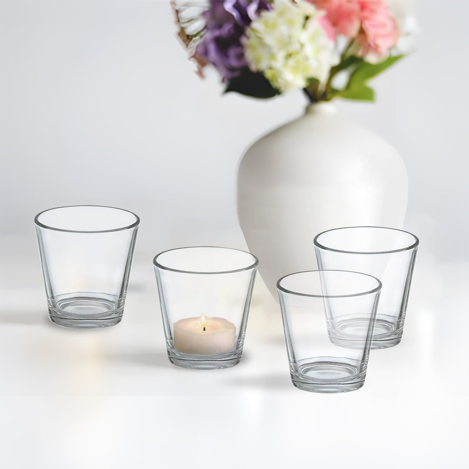 Mainstays Verre Tealight Holder 4pack Mainstays Verre Tealight Holder 4pack