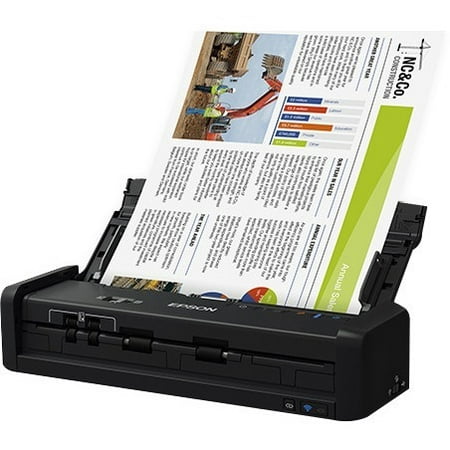 Epson WorkForce ES-300W Wireless Color Portable Document Scanner with ADF for PC and Mac, Sheet-fed and Duplex (Best Epson Printer For Mac)