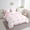 Pink, variant on Erosebridal Teens Bowknot Bedding Twin Size, Ribbon Bedding Sets Twin Size, Princess Style Comforter Sets with Sheets, Microfiber Bedroom Decorative, 7-Piece