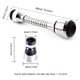 thumbnail image 1 of Ajuste de 360 ??grados, tubo de extensión para grifo de cocina, extensión de ba?o, filtro de agua, accesorios para grifo de cocina de espuma ZefeiWu 1327534209433, 1 of 1