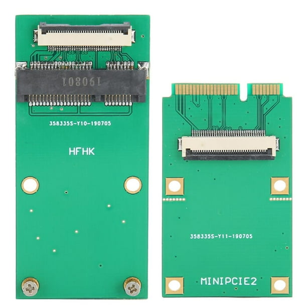 Ccdes PCIE Wireless Card Mini PCIE WIFI Wireless Card Green ABS mSATA SSD SATA MINI PCIE SSD Extension Cable Wireless Network Card