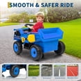 thumbnail image 4 of EastVita 12V Ride on Dump Truck,Construction Vehicle Ride on Toy with Remote Control,Electric Dump Bed & Shovel with Spring Suspension,Music,and LED Lights,Blue, 4 of 7