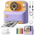 thumbnail image 1 of Digital camera 1080P HD kids instant print camera 2.4 inch IPS screen Purple, 1 of 5
