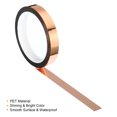 thumbnail image 3 of Uxcell 5mm 10mm 15mm Width 50m Prism Tape Holographic Reflective Adhesive for Crafting Wrapping Decoration Rose Gold, 3 of 5