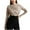 Beige, variant on XFLWAM Women's Mock Neck Pleated T Shirt Ruched Front Long Sleeve Elegant Blouse Tops