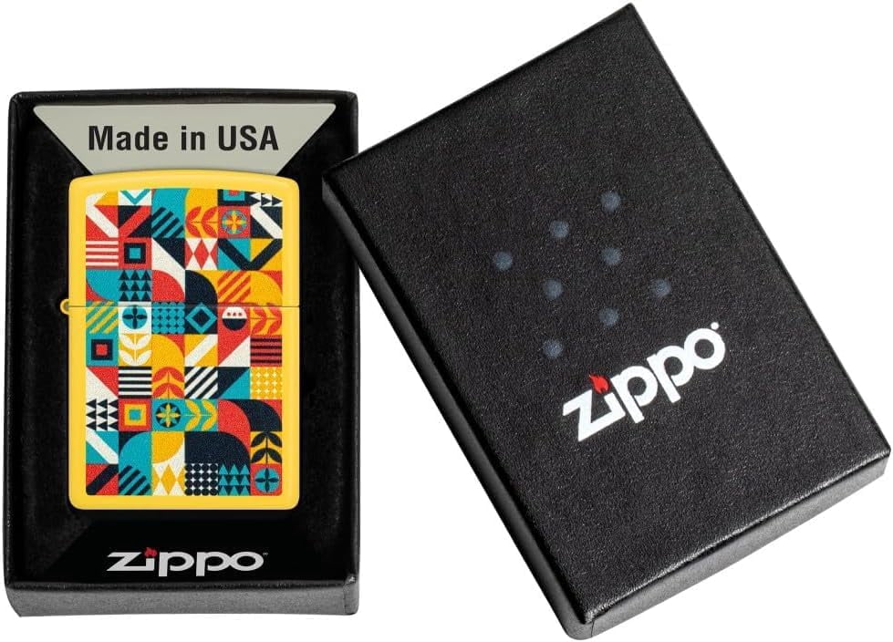 Zippo Lighter - Customized Message on Barn Quilt Sunflower Pocket Lighter 46586