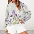 thumbnail image 2 of Bovemsi Sweatshirt for Women Women's Fashion Spring Autumn Casual Long Sleeve Comfort Hoodie, 2 of 4