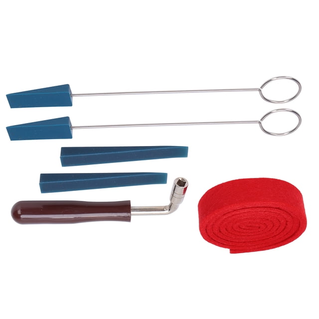LYUMO Musical Instrument Accessories,Piano Tuning Tool Temperament Strip Pin Wrench Mutes Musical Instrument Repair Accessories,Temperament Strip