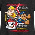 thumbnail image 3 of Paw Patrol - Chase Rubble Marshall Hexagons - Toddler & Youth Girls Short Sleeve Graphic T-Shirt, 3 of 6