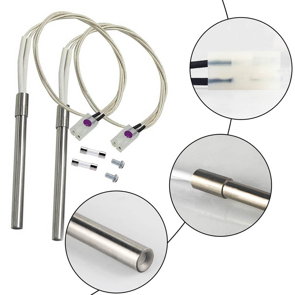 2 Packs Hot Rod Ignitor Kit Replacement for Wood Pellet Grill