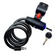 thumbnail image 3 of Wosthever Candado antirrobo para bicicleta, bobina de Cable de bucle de seguridad de acero inoxidable con llave, accesorios para bicicleta Ciclismo, 3 of 6