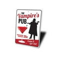 thumbnail image 4 of Vampires Pub Novelty Sign, Metal Wall Decor - 10x14 inches, 4 of 4