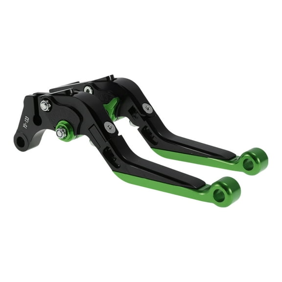 Unique Bargains Short Long Brake Clutch Levers for Suzuki GSXR150 2017-2020 Adjustable Motorcycle Handlebar Brake Lever Aluminum Alloy Black Handle Green End