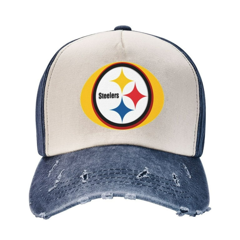 Pittsburgh-steelers Baseball Cap Adjustable Hat Sun Shade Peaked Cap Lightweight Protection for Men Women Fashion Running Cap Navy Blue, Adult Unisex
