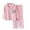 Pink1, variant on Cethrio Kids Girls Cotton Pajama Sets, Long Sleeve Casual Comfy Collared Girls' Sleepwear Sets Pink Size 14-16