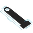 thumbnail image 2 of Qiilu Cerradura de anillo de acero Correa para casco Cerradura de anillo en D Cerradura de anillo de acero de motocicleta de acero inoxidable Universal para Honda Negro, 2 of 5