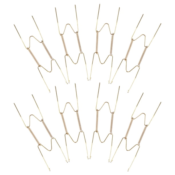 IDEANATEGRATE 8Ud Gancho Decorativo Dorado Para Pared Fácil De Instalar Y Carga Firme Para Organizar Espacios