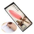 thumbnail image 3 of Feather Pen Set, Antique Retro Decorative Calligraphy Pen Kit  For Students For Calligraphy Practicing For Writing For Teachers, 3 of 8