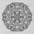 thumbnail image 1 of Ahgly Company Machine Washable Indoor Square Transitional Gray Area Rugs, 5' Square, 1 of 7