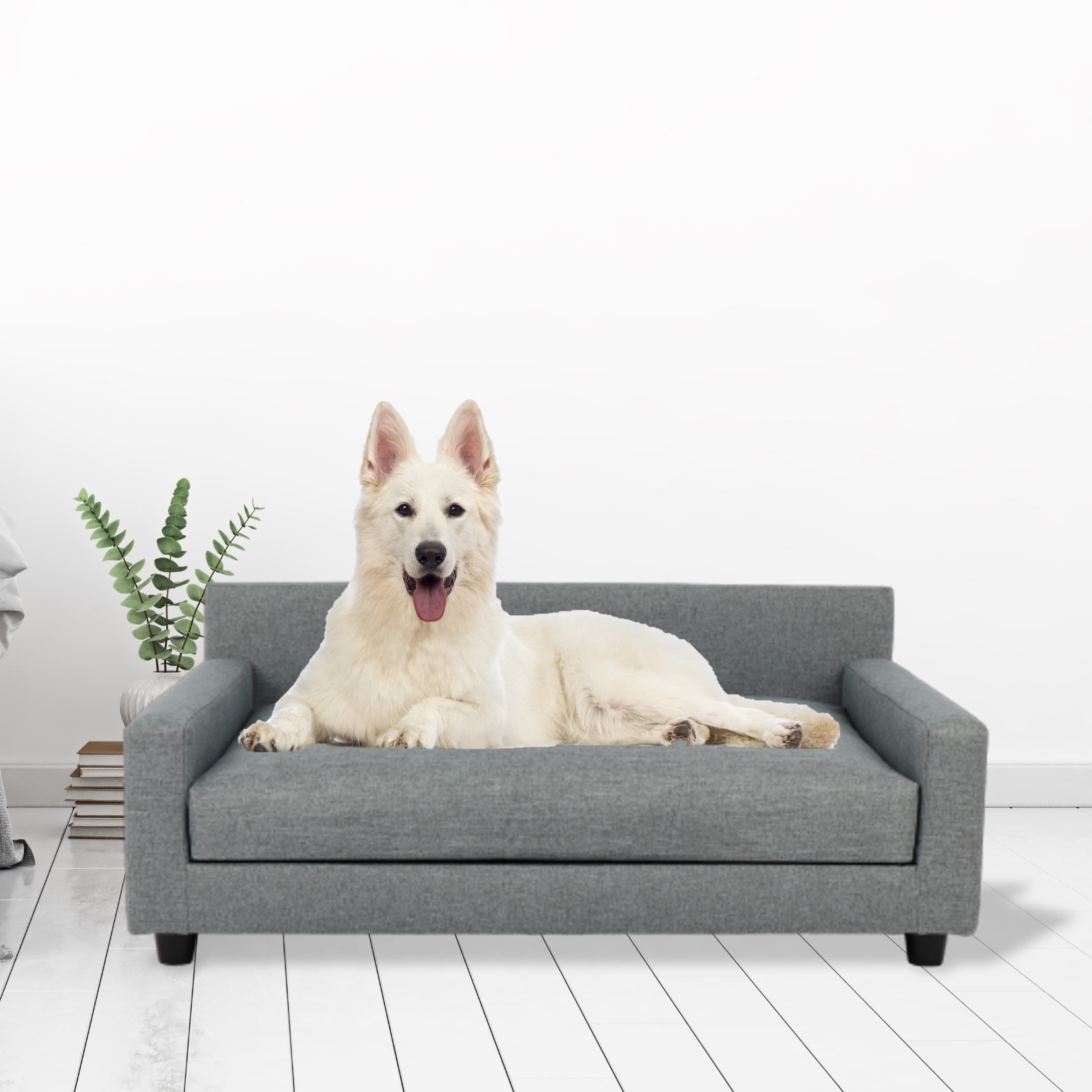 Club Nine Pets Metro Orthopedic Sofa Bed for Dogs, Large, Metal.