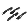 thumbnail image 2 of Exterior Door Handle Cover, Carbon Fiber Pattern Anti Aging Side Door Handle Protector ABS Unique  for Cars, 2 of 8