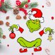 thumbnail image 3 of Adornos de Papá Noel de dibujos animados Wdftyju suministros para fiestas de árbol de Navidad, 3 of 8