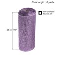 thumbnail image 2 of Unique Bargains PP Burlap Mesh 10' x 10 Yards Decorative Wrapping Ribbon, Lilac 1 Roll, 2 of 5