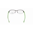 thumbnail image 5 of NEW LIGHTEC 6963L WOMENS/LADIES DESIGNER HALF-RIM GRAY / GREEN FRAME DEMO LENSES 53-16-135 FLEXIBLE HINGES EYEGLASSES/SPECTACLES, 5 of 9