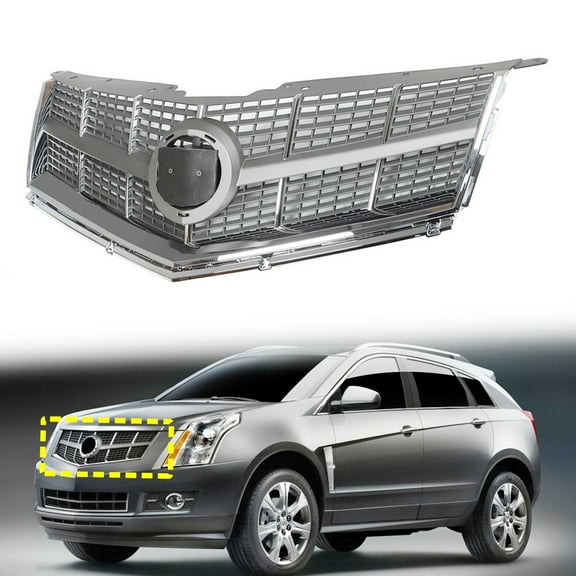 Fit for 10-12 Cadillac SRX Grill Chrome Front Grille