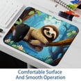 thumbnail image 6 of Sloth Gaming Mouse Pad, Desk Mat, Square 8.3x9.8 Inch Non-Slip Rubber Bottom Printed for Office and Gaming, 6 of 6