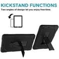 thumbnail image 2 of ELEHOLD Samsung Galaxy Tab A7 Lite Case 8.7 inch for Kids, Hybrid Shockproof Rugged Drop Protection Cover with Kickstand for Samsung Galaxy Tab A7 Lite 8.7" SM-T220/T225/T227 2021,Black, 2 of 4