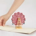 thumbnail image 1 of BKER Carte de Vœux 3D Grande Roue de la Saint-Valentin Cadeau Carte de Vœux Couple, 1 of 5