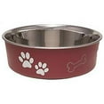 thumbnail image 1 of 7414LM Bella Food Bowl, Merlot - Large, 1 of 1