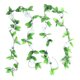thumbnail image 1 of 2pcs 250cm falso Rose Vid flores artificiales hogar convolving colgante decoración de color rosa claro, 1 of 7